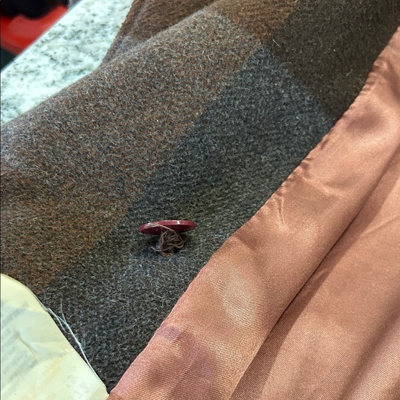 Elegant Women's Brown Pea Coat - Picture 9 of 13